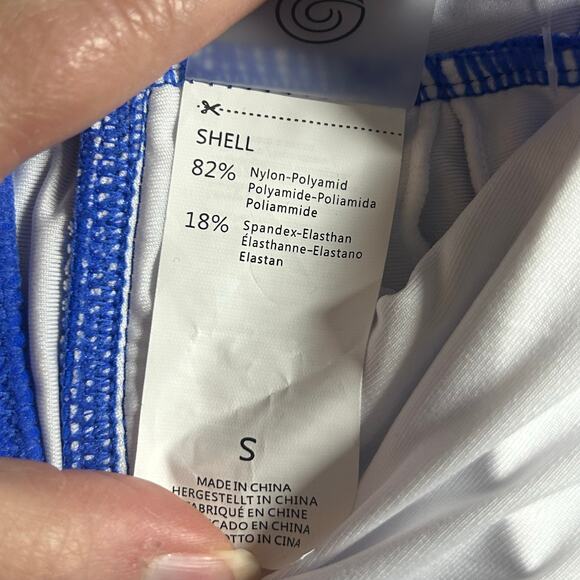 Charmo Maternity Two-Piece Ruched V-Neck Royal Blue Bikini S Small New - Picture 10 of 11